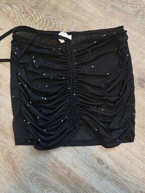 iheartraves black see through rave skirt